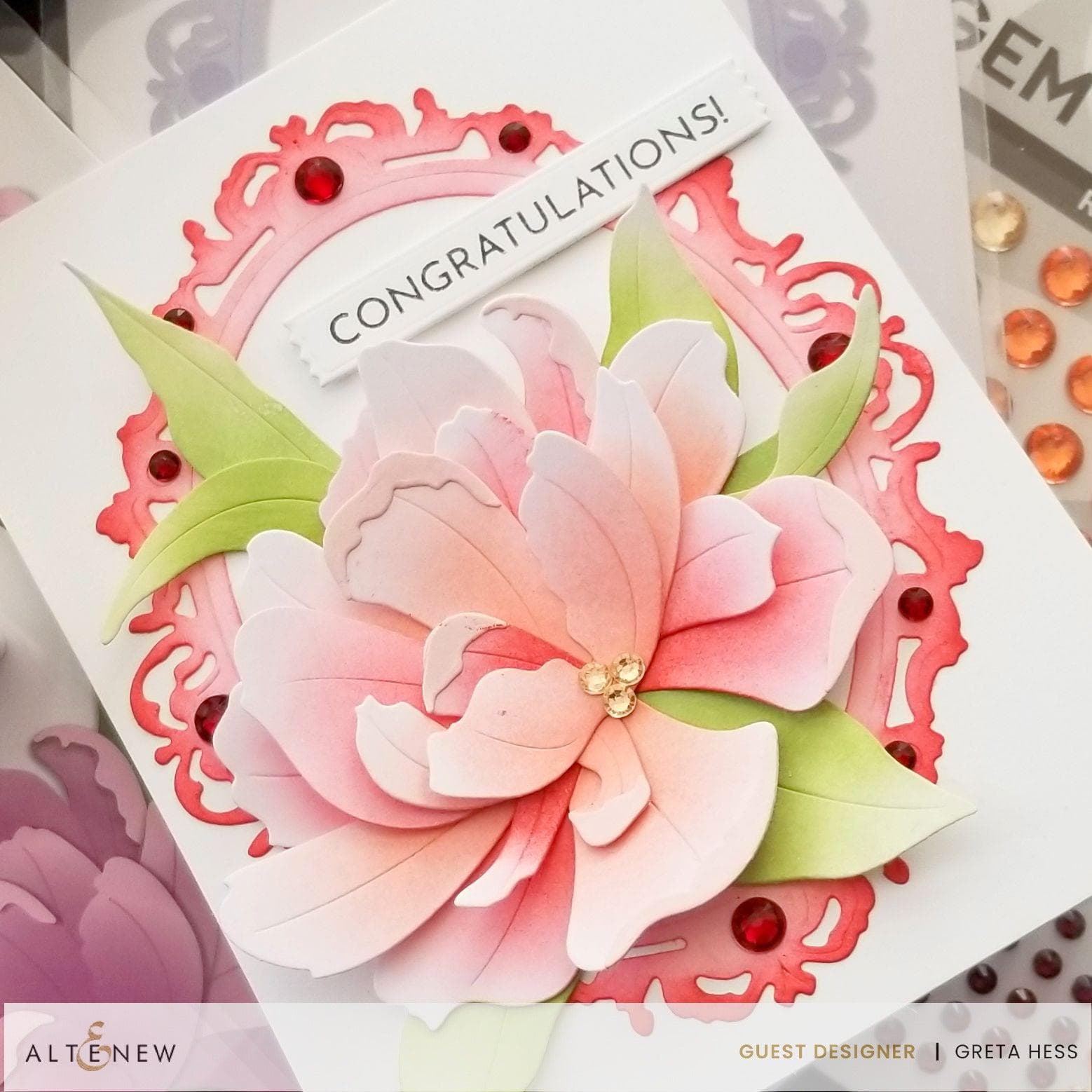 Altenew - Dies - Pink Star Tulip Layering-ScrapbookPal