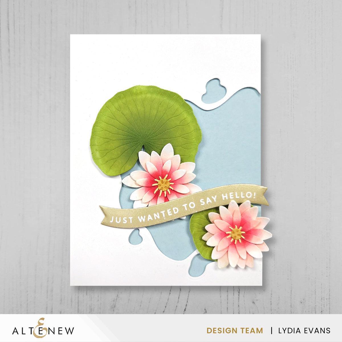 Altenew - Dies - Pond Lilies-ScrapbookPal