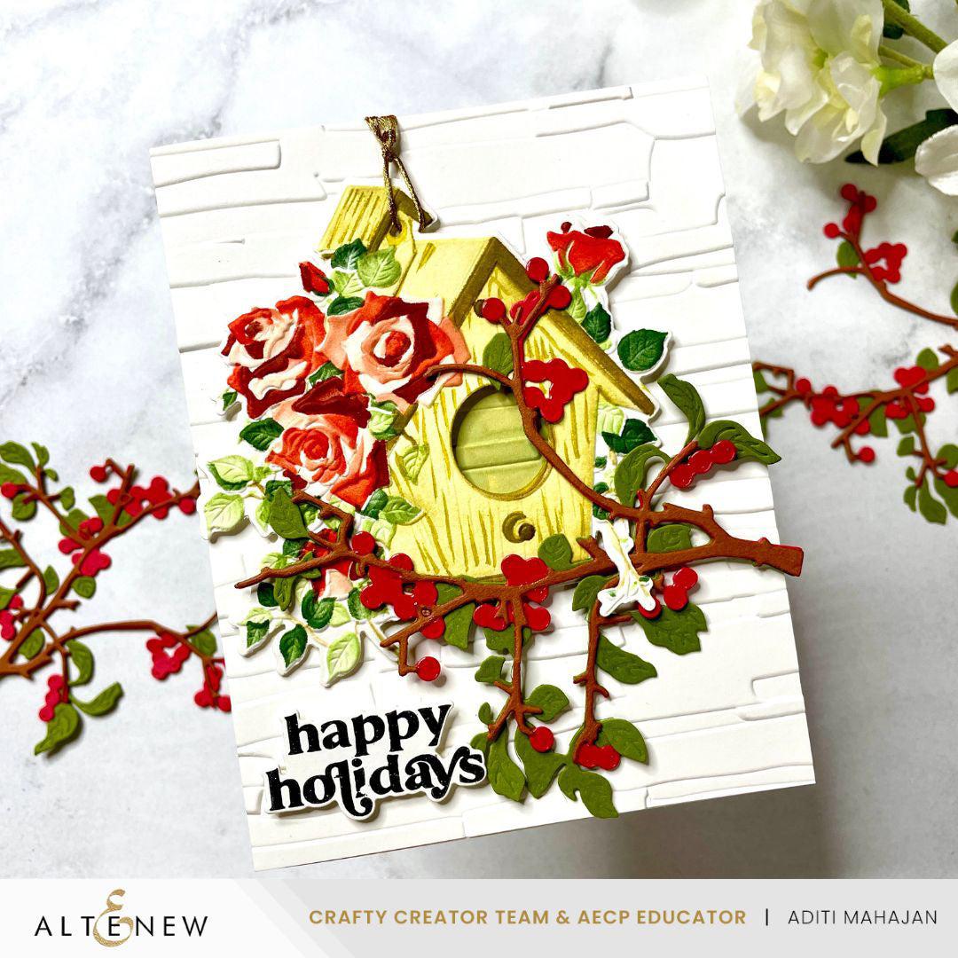 Altenew - Dies - Rose Garden Birdhouse-ScrapbookPal