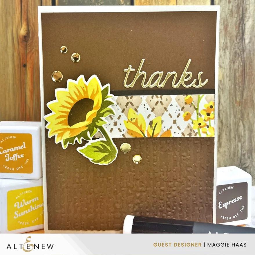 Altenew - Dies - Stencil Art: Botanical Argyle Add-on-ScrapbookPal