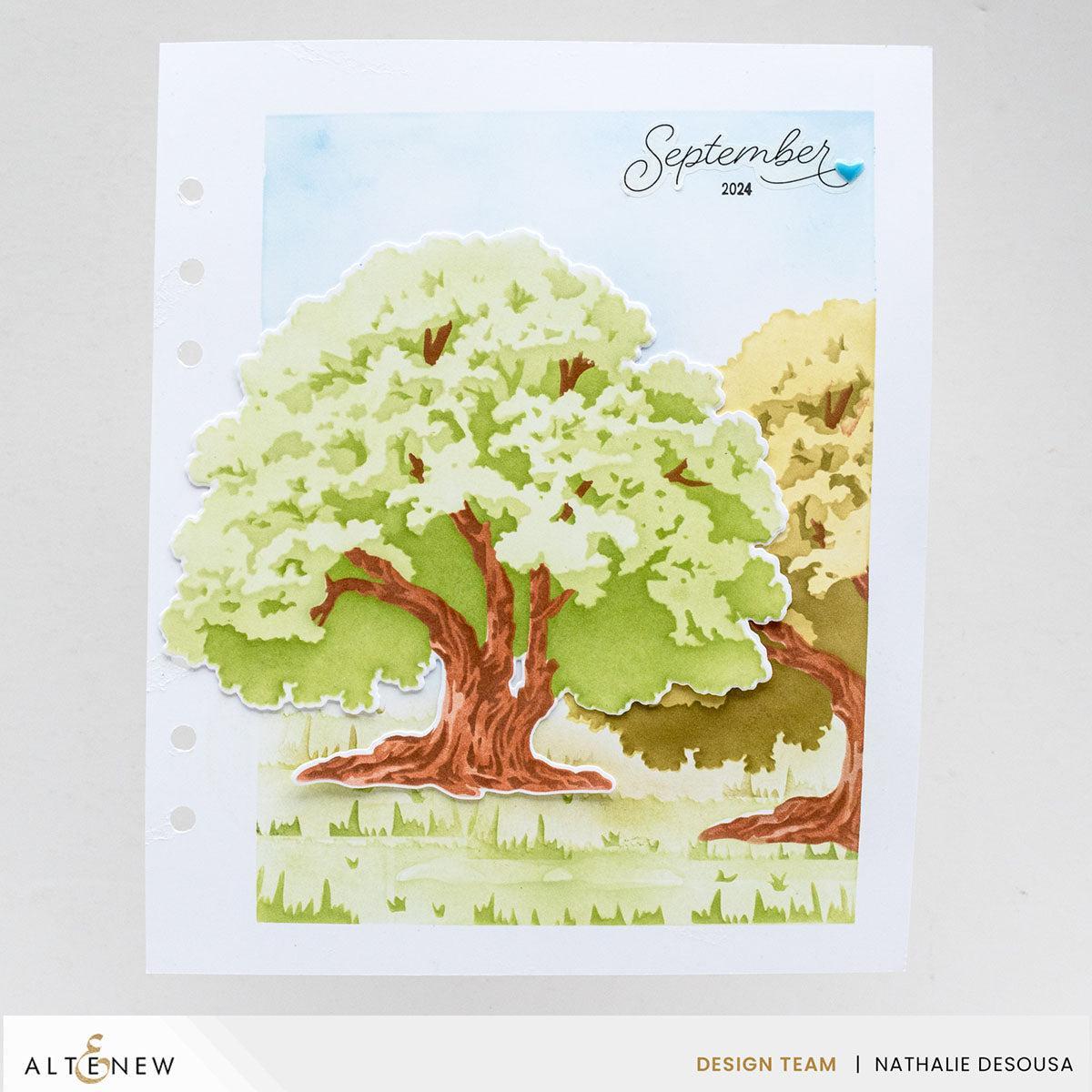 Altenew - Dies - Stencil Art: Strong Oak Add-On-ScrapbookPal