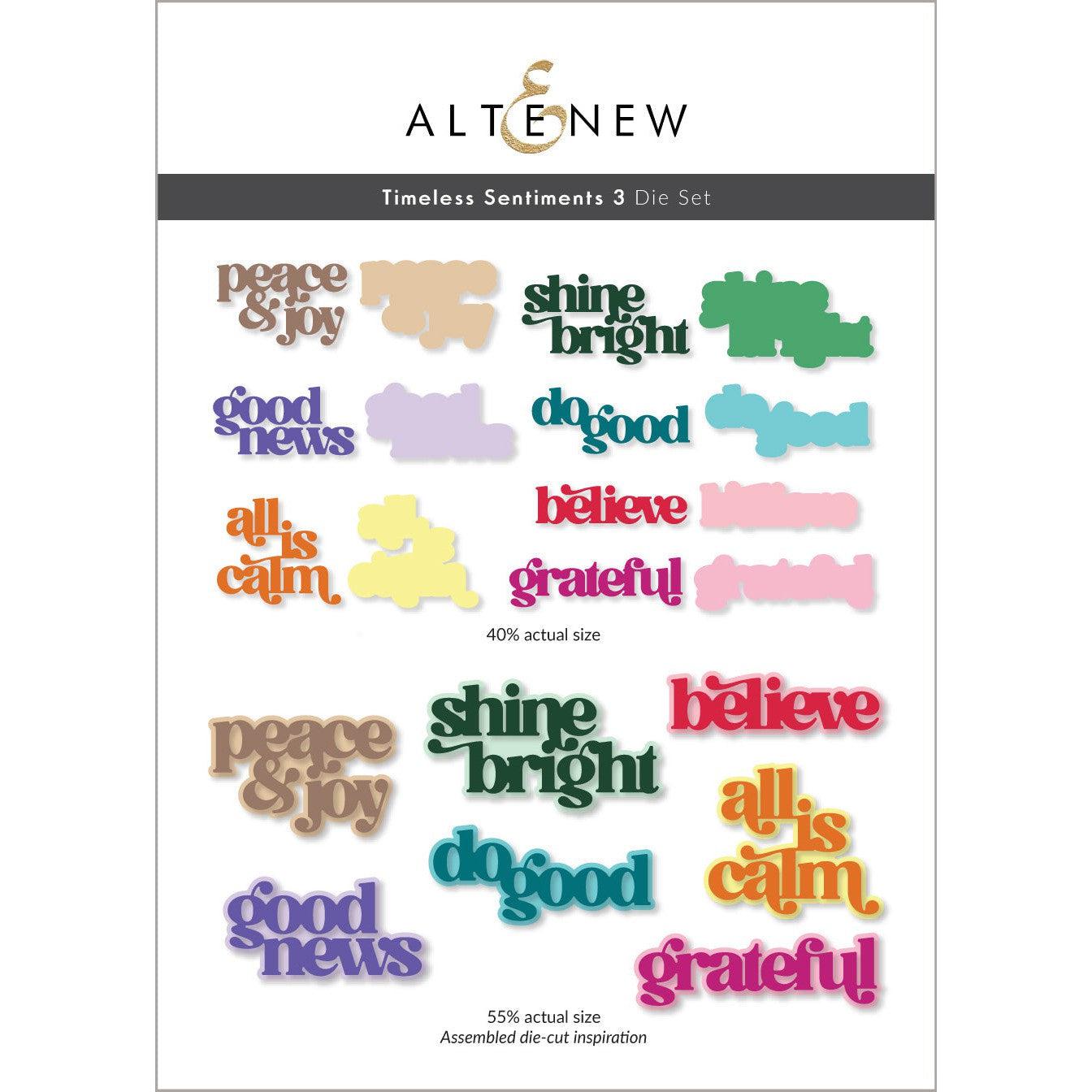Altenew - Dies - Timeless Sentiments 3: Holiday Edition-ScrapbookPal