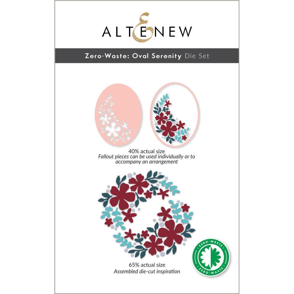 Altenew - Dies - Zero-Waste: Oval Serenity-ScrapbookPal