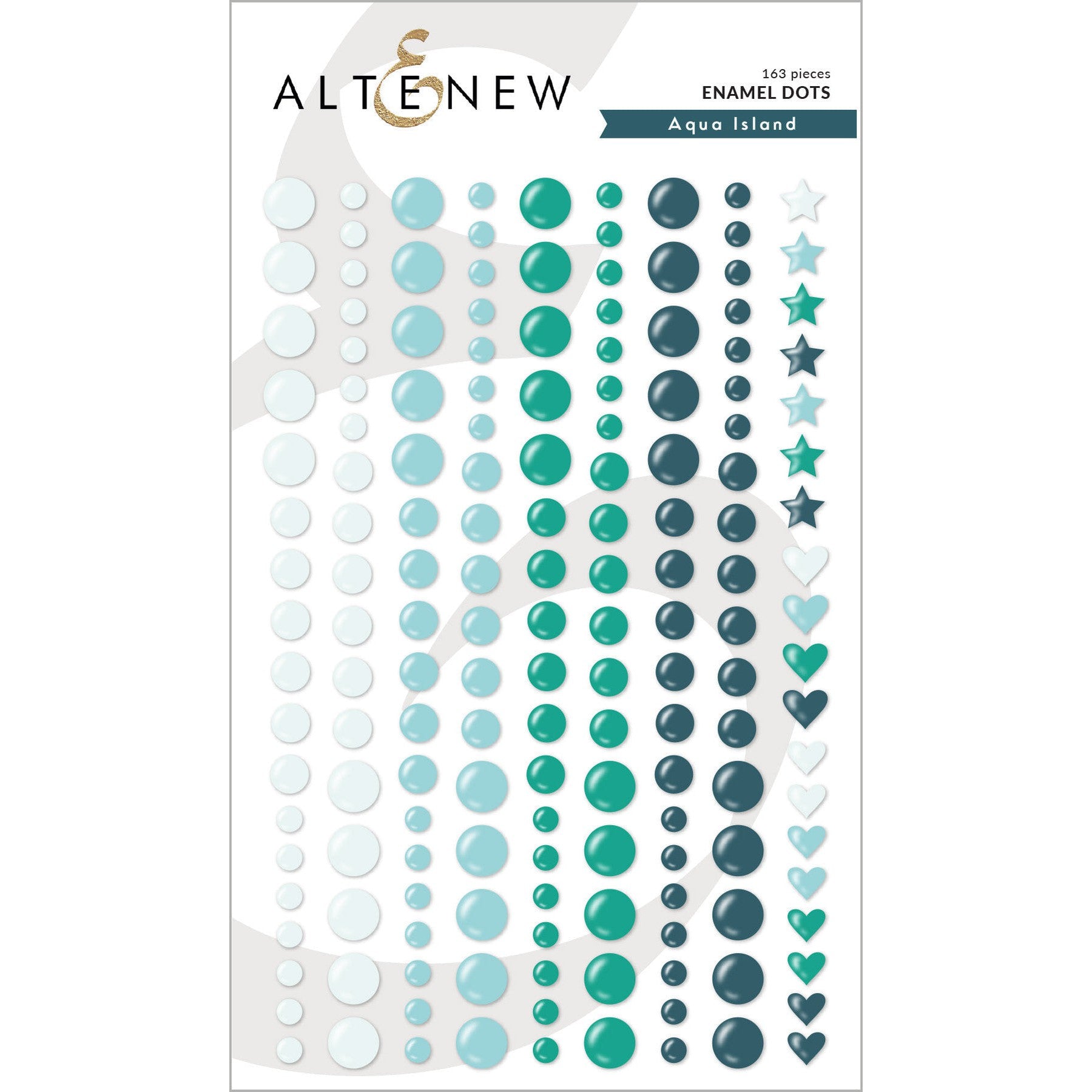 Altenew - Enamel Dots - Aqua Island-ScrapbookPal