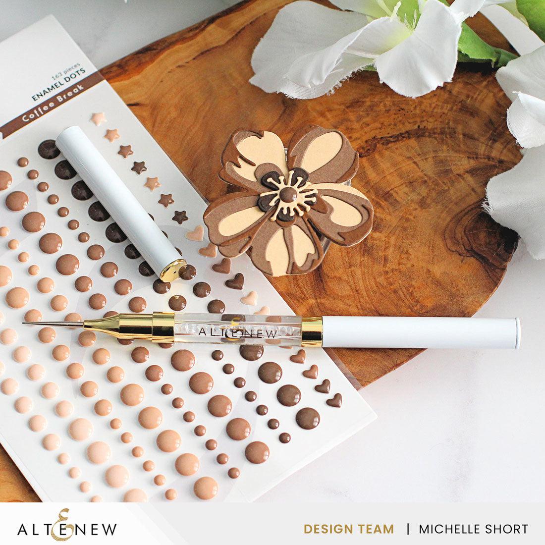 Altenew - Enamel Dots - Coffee Break-ScrapbookPal