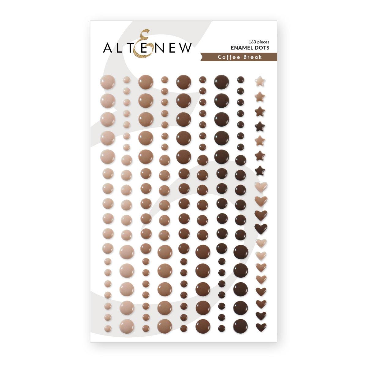 Altenew - Enamel Dots - Coffee Break-ScrapbookPal