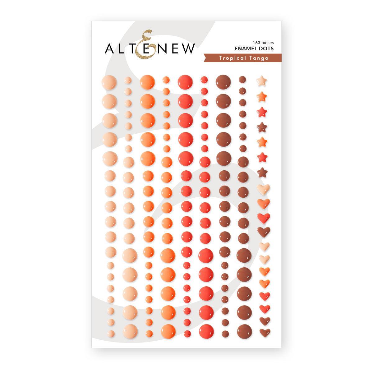 Altenew - Enamel Dots - Tropical Tango-ScrapbookPal