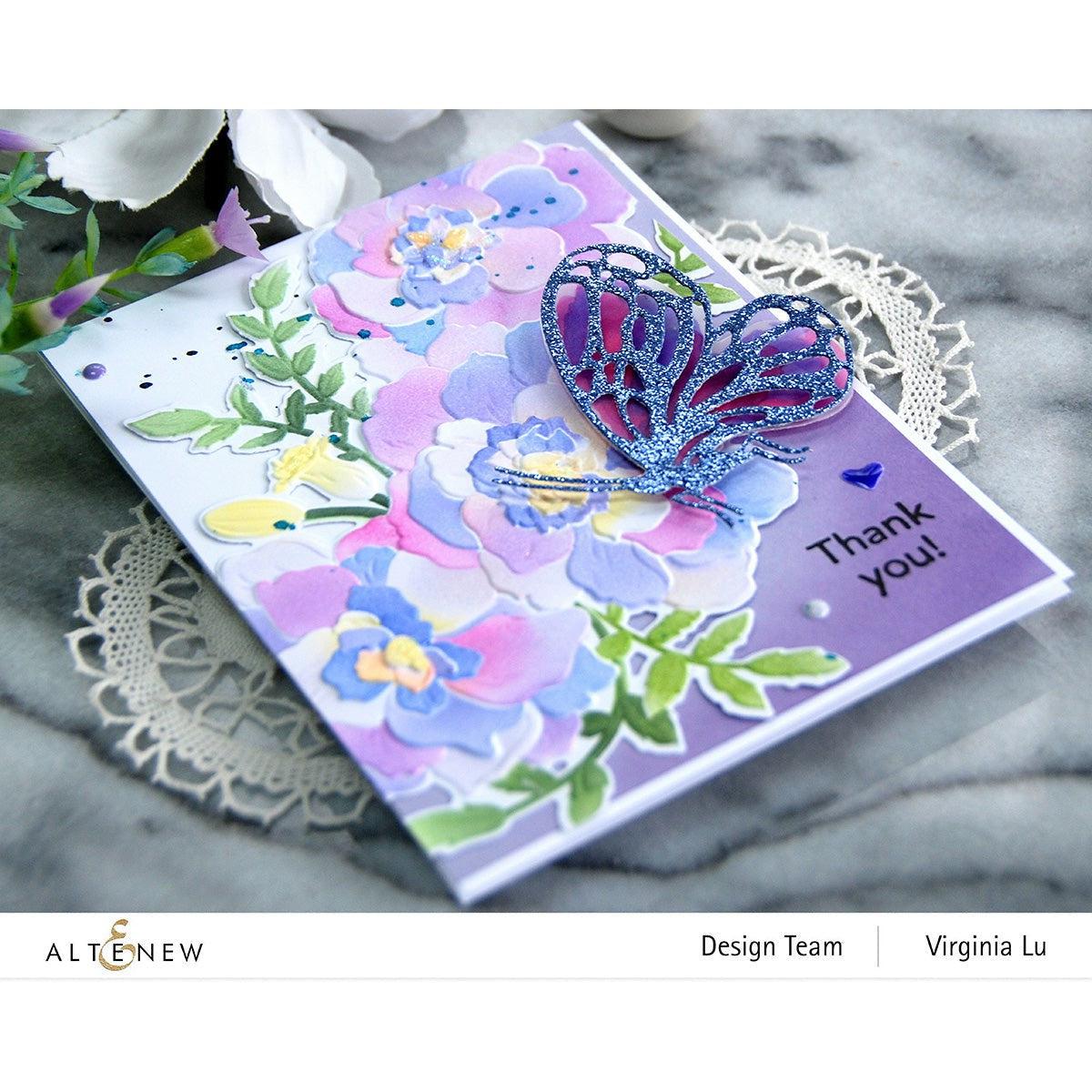 Altenew - Glitter Cardstock Set - Blue Crystals-ScrapbookPal