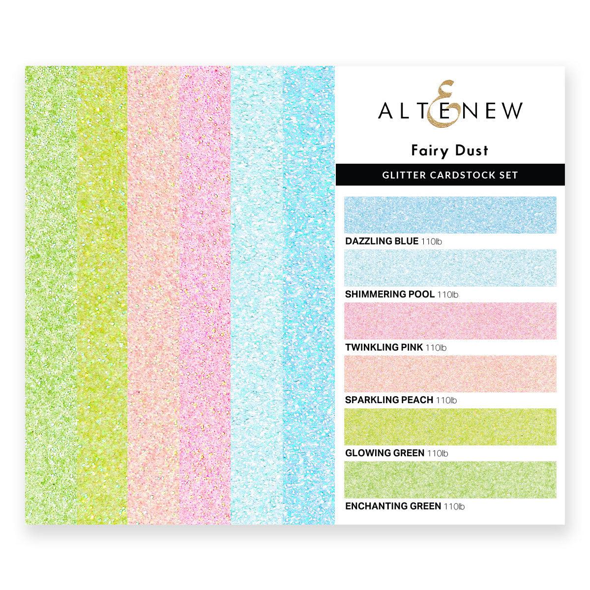 Altenew - Glitter Cardstock Set - Fairy Dust-ScrapbookPal