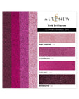 Altenew - Glitter Cardstock Set - Pink Brilliance-ScrapbookPal