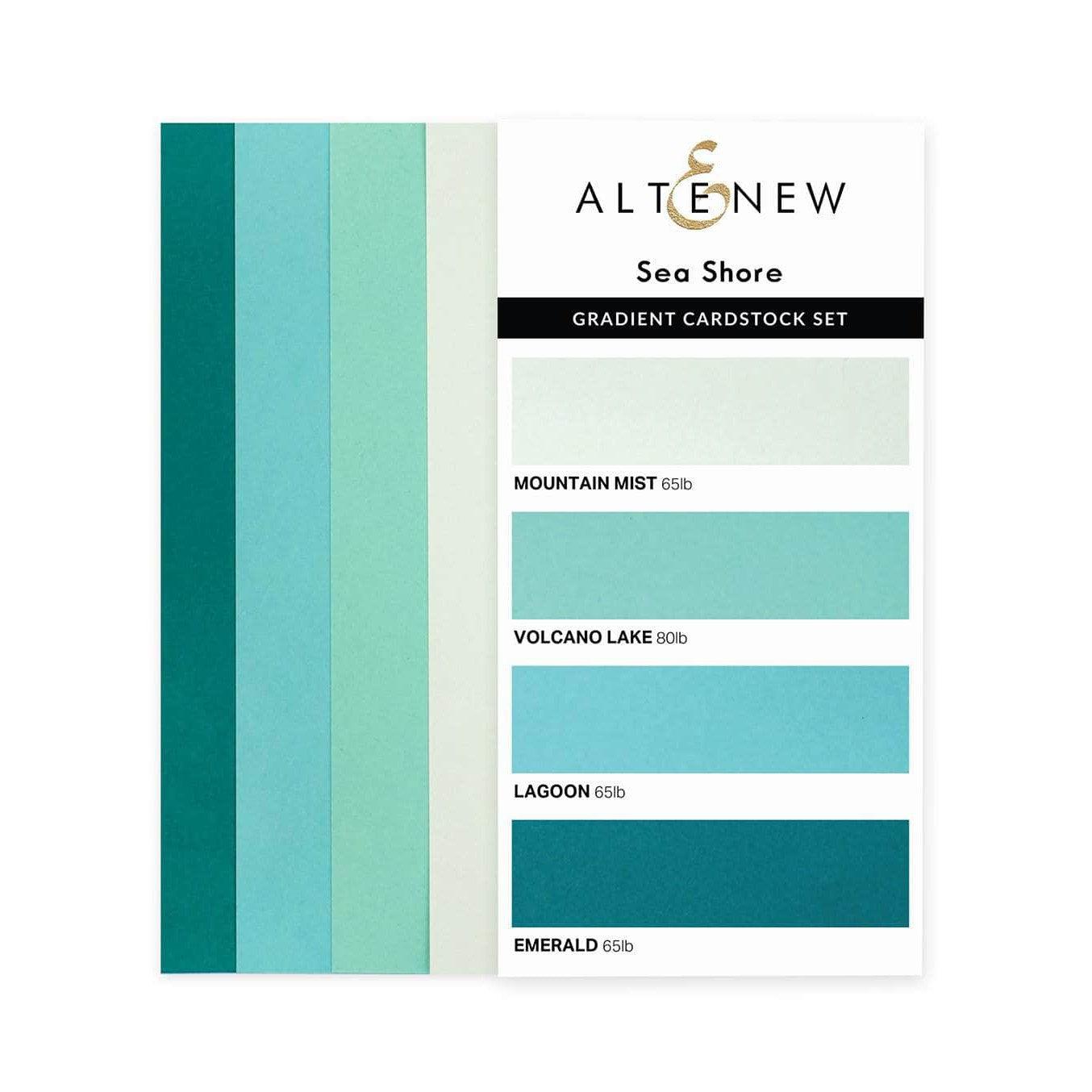 Altenew - Gradient Cardstock Set - Sea Shore-ScrapbookPal