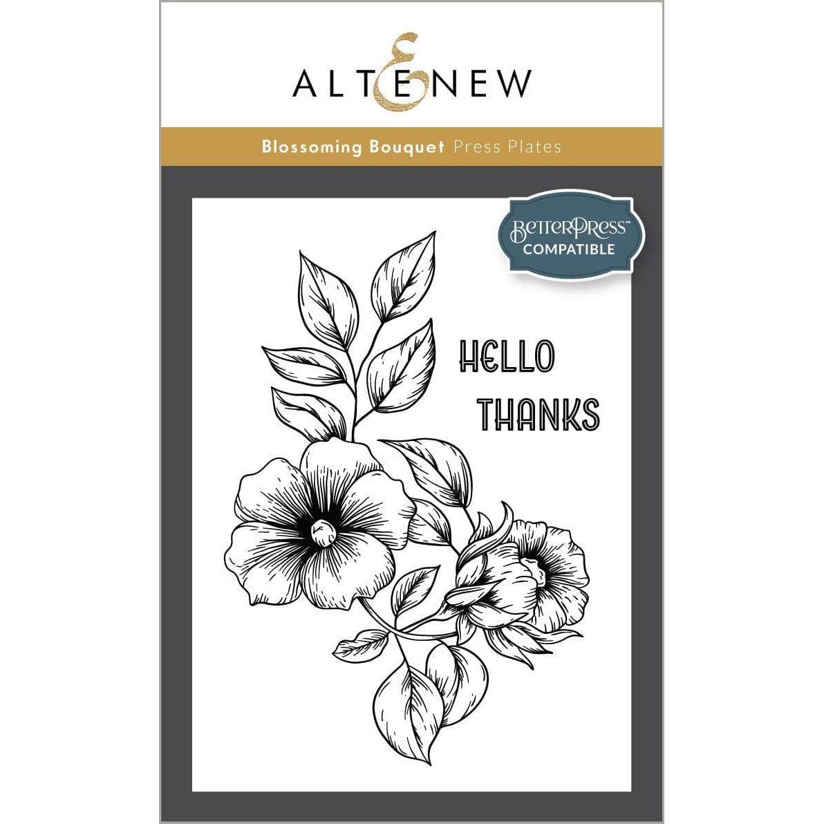 Altenew - Press Plates - Blossoming Bouquet-ScrapbookPal