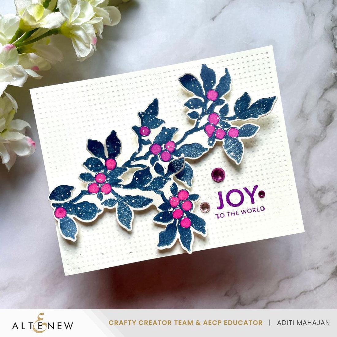 Altenew - Press Plates &amp; Dies - Berry Whisper-ScrapbookPal