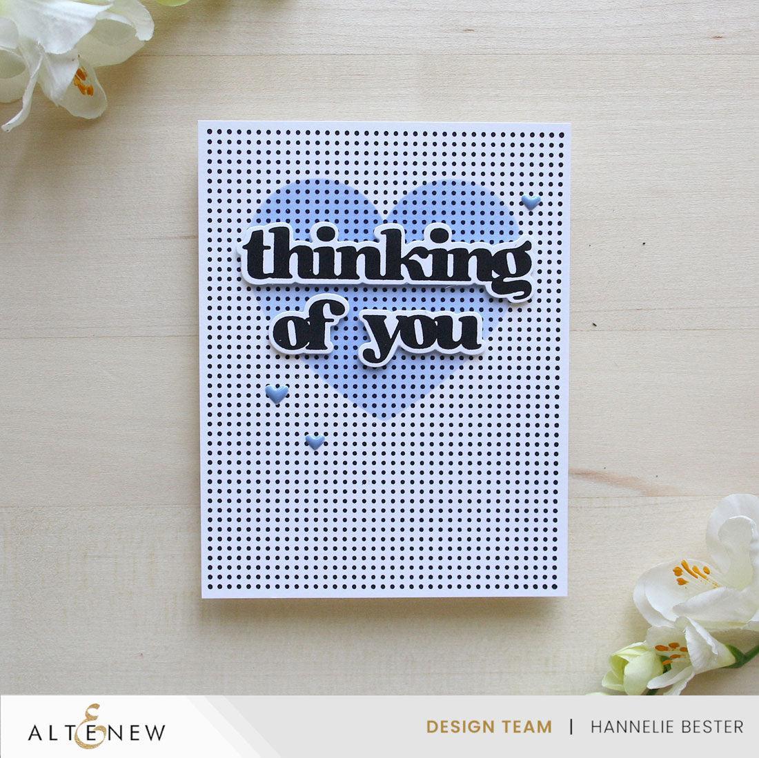 Altenew - Press Plates - Essential Textures: Delightfully Dotty-ScrapbookPal