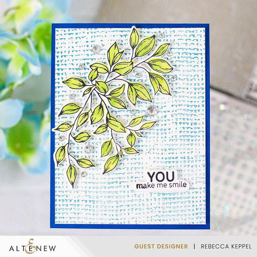 Altenew - Press Plates - Essential Textures: Rustic Burlap-ScrapbookPal