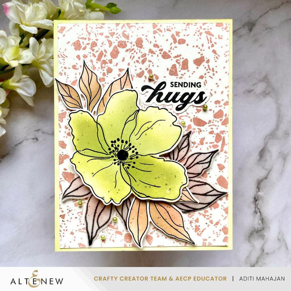 Altenew - Press Plates - Essential Textures: Terrazzo-ScrapbookPal