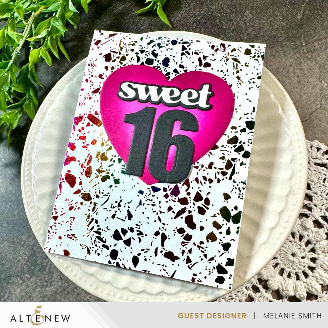 Altenew - Press Plates - Essential Textures: Terrazzo-ScrapbookPal