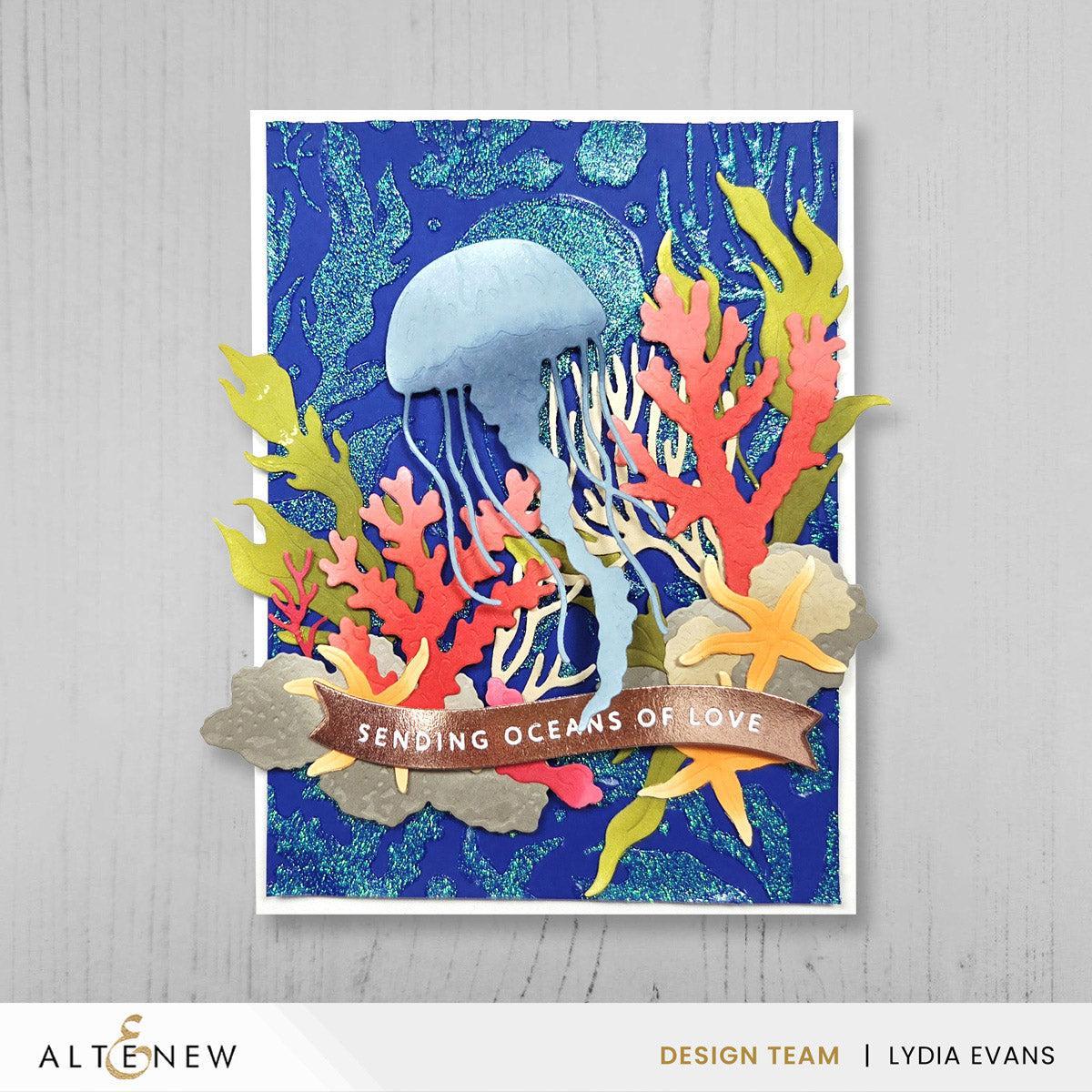 Altenew - Press Plates - One-Go: Solid Sentiment Banners-ScrapbookPal