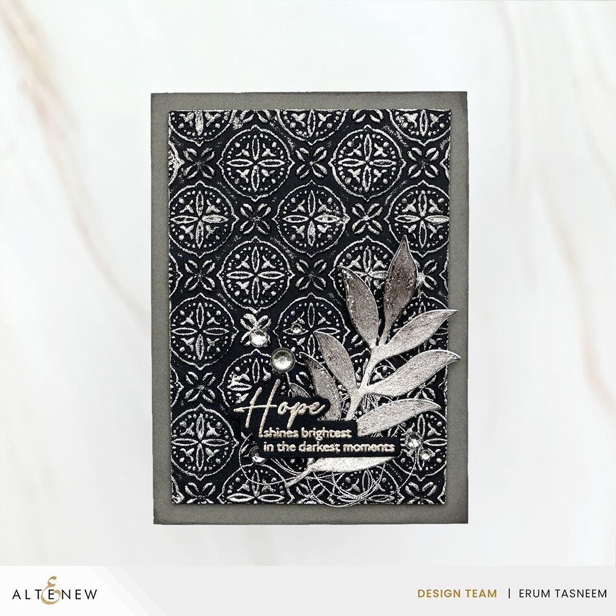 Altenew - Shimmer Relief Paste - Burnished Platinum-ScrapbookPal