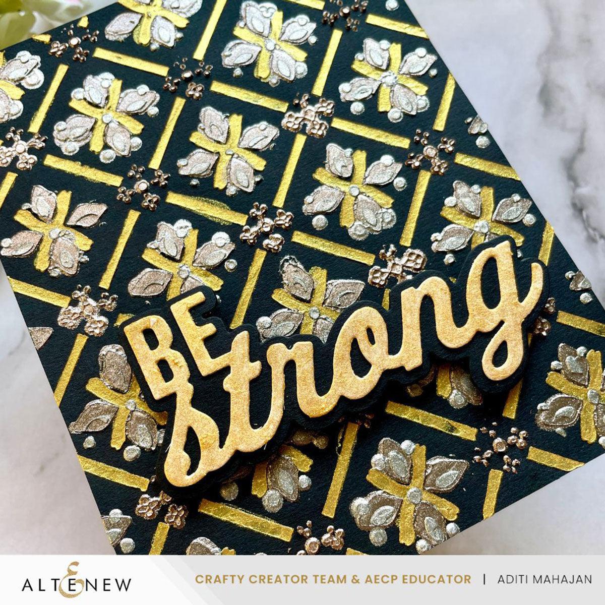 Altenew - Shimmer Relief Paste - Enchanted Gold-ScrapbookPal