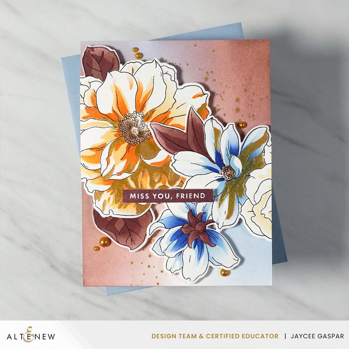 Altenew - Shimmer Relief Paste - Enchanted Gold-ScrapbookPal