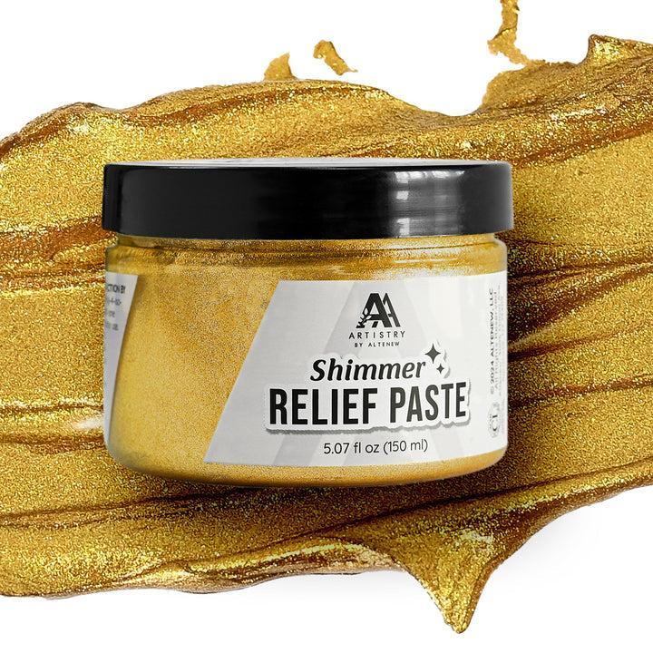 Altenew - Shimmer Relief Paste - Mayan Gold-ScrapbookPal