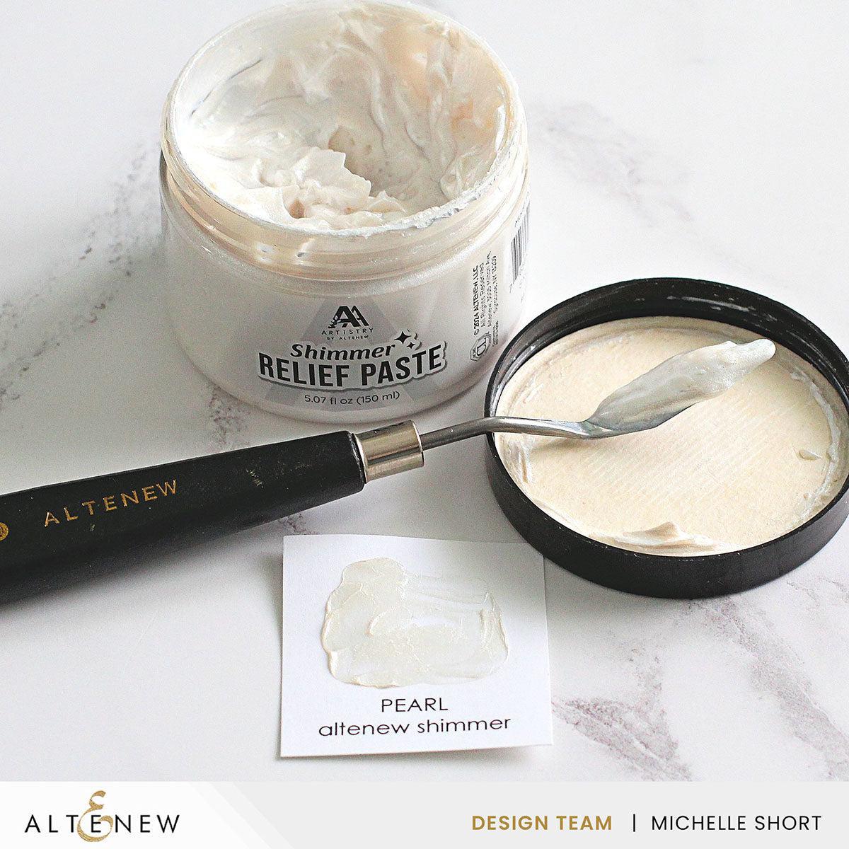 Altenew - Shimmer Relief Paste - Pearl-ScrapbookPal