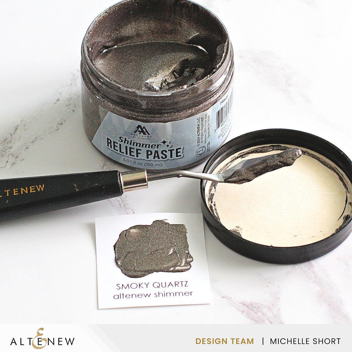 Altenew - Shimmer Relief Paste - Smoky Quartz-ScrapbookPal