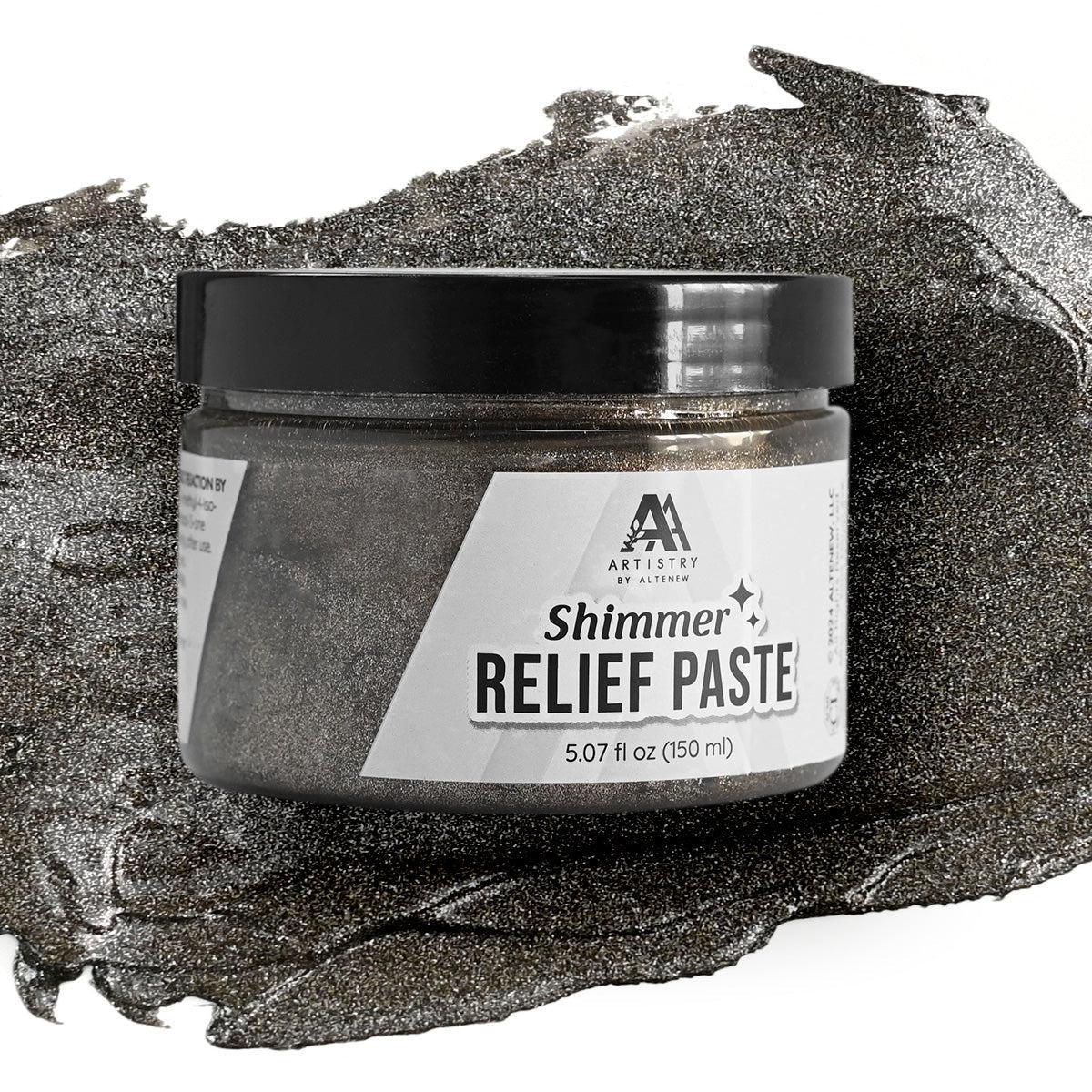 Altenew - Shimmer Relief Paste - Smoky Quartz-ScrapbookPal