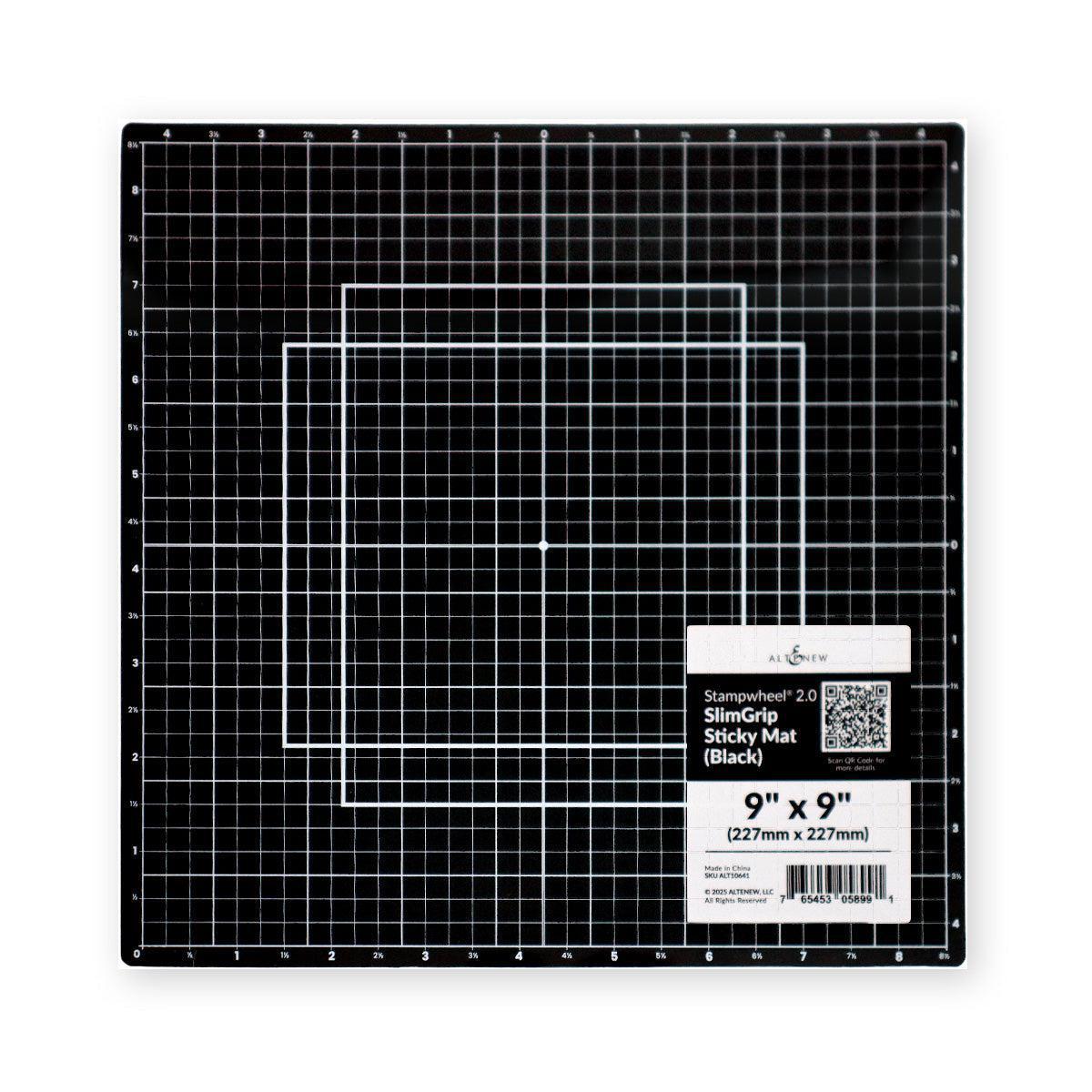 Altenew - Stampwheel 2.0 - SlimGrip Sticky Mat - Black-ScrapbookPal