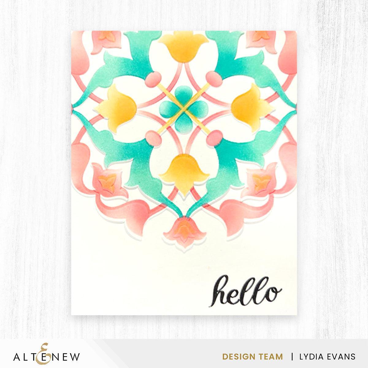 Altenew - Clear Stamps - Arabesque Medallion-ScrapbookPal