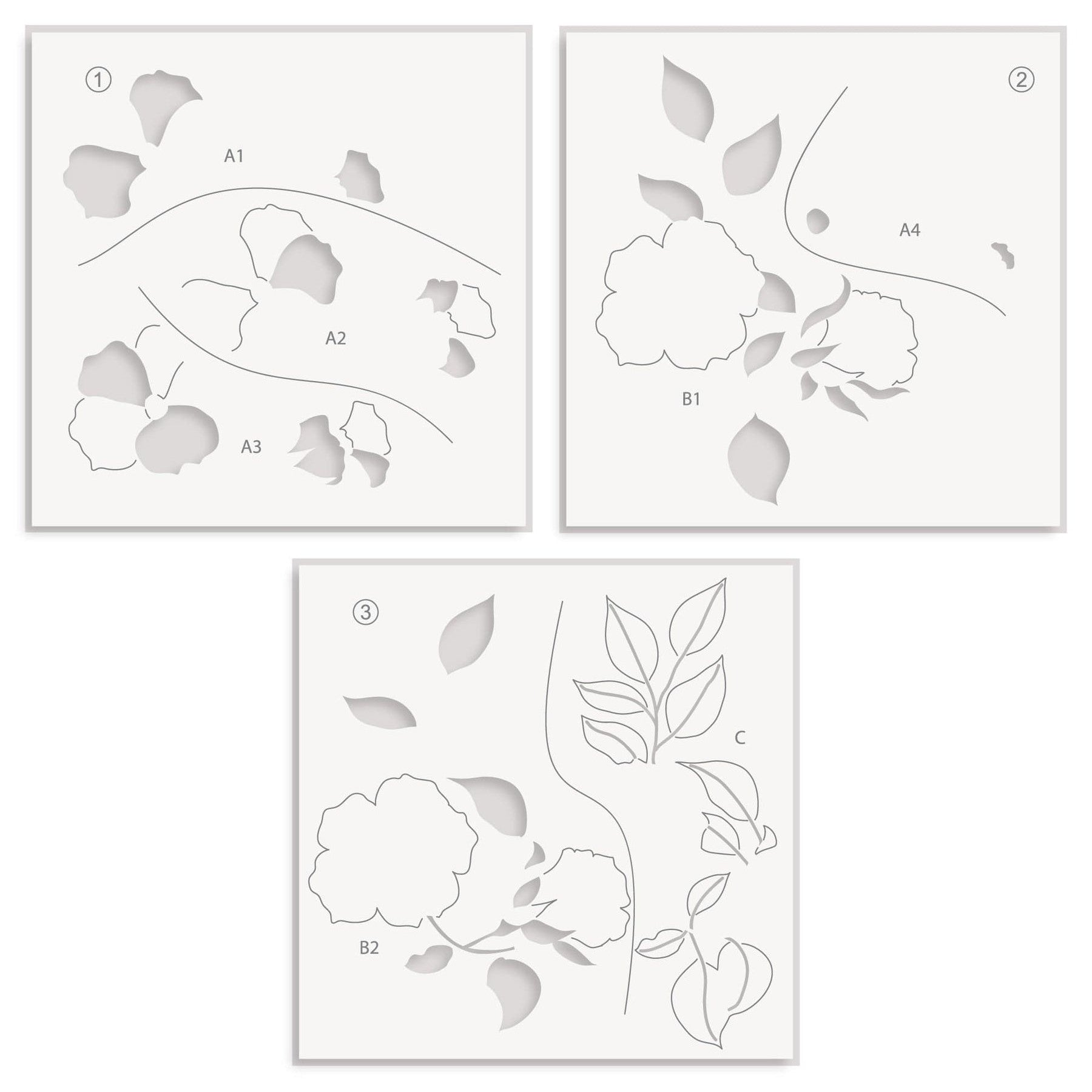 Altenew - Stencils - Blossoming Bouquet-ScrapbookPal