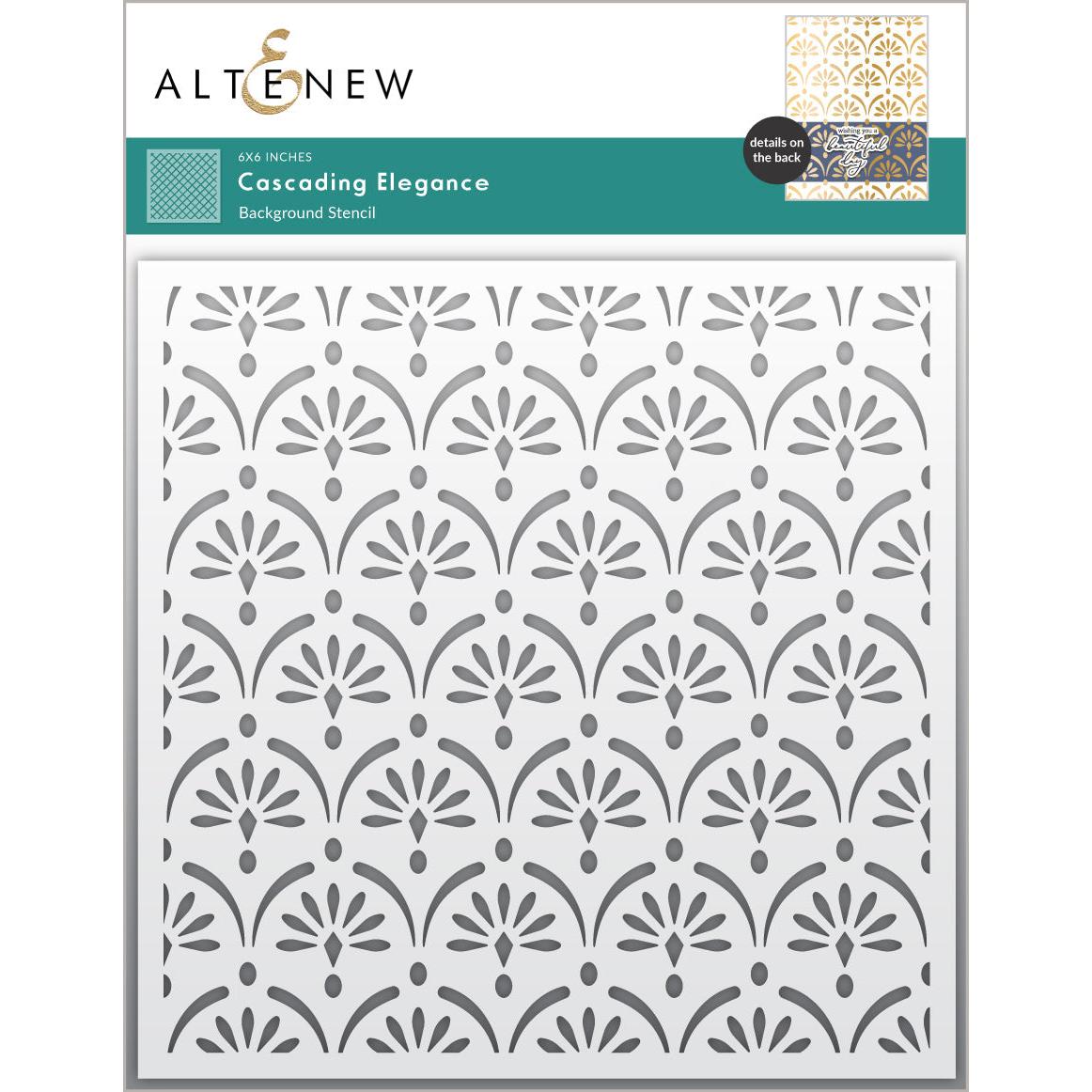 Altenew - Stencils - Cascading Elegance-ScrapbookPal