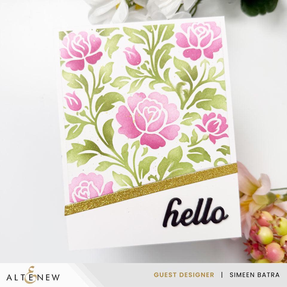 Altenew - Stencils - Chateau Blooms-ScrapbookPal