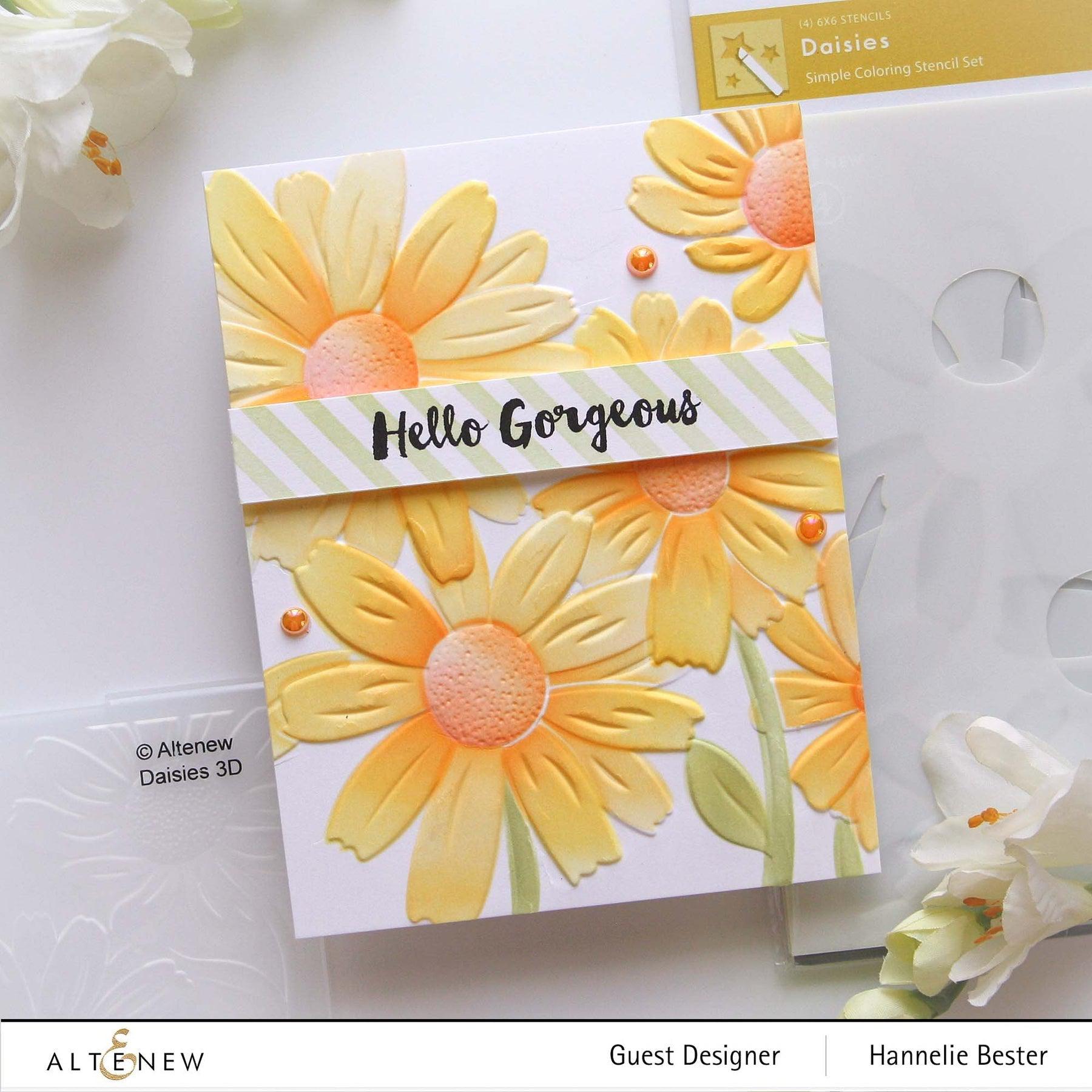 Altenew - Stencils - Daisies-ScrapbookPal