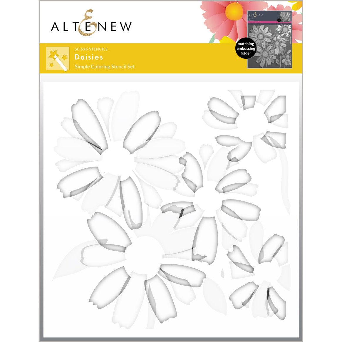 Altenew - Stencils - Daisies-ScrapbookPal