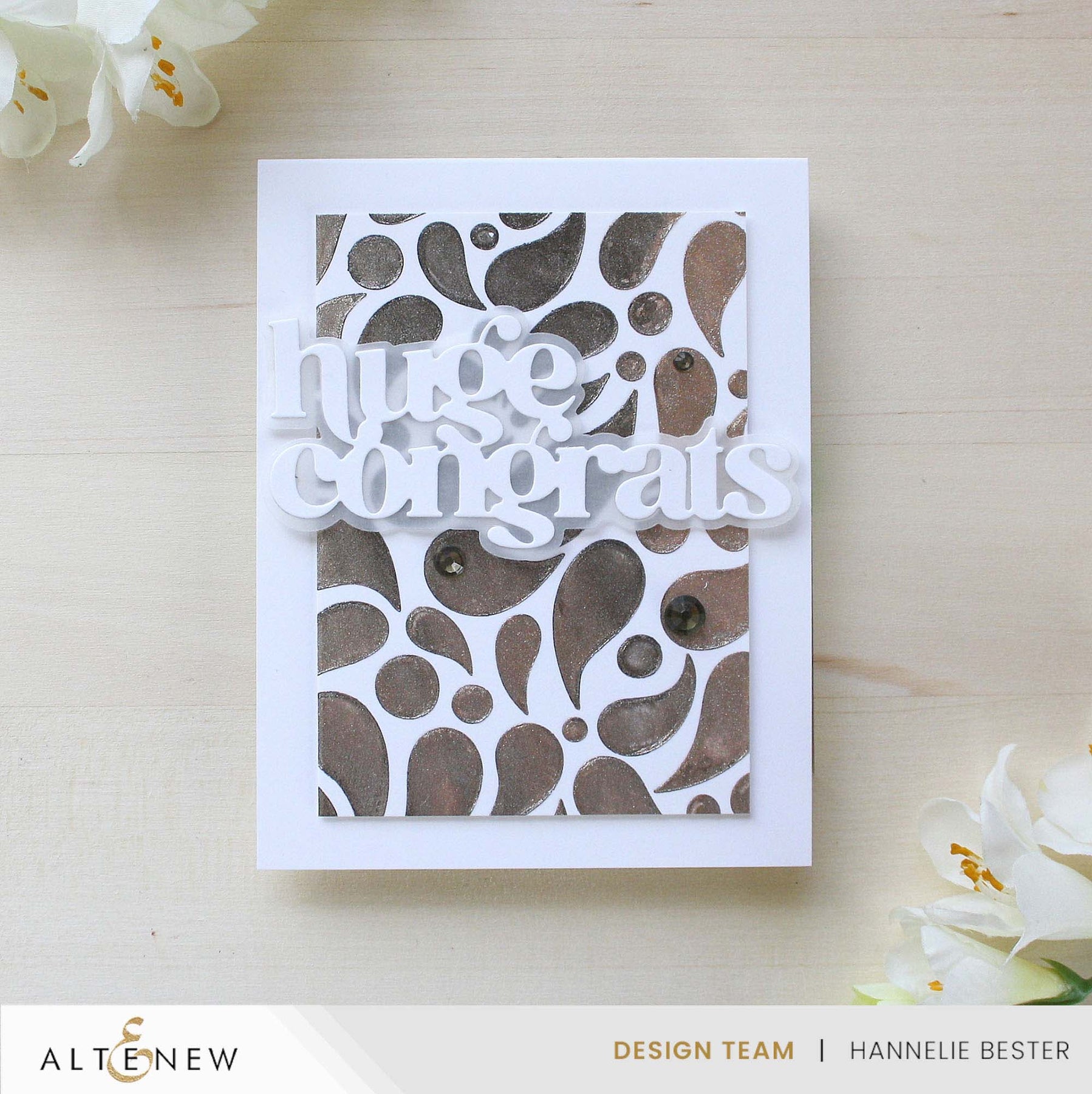 Altenew - Stencils - Dancing Drops-ScrapbookPal