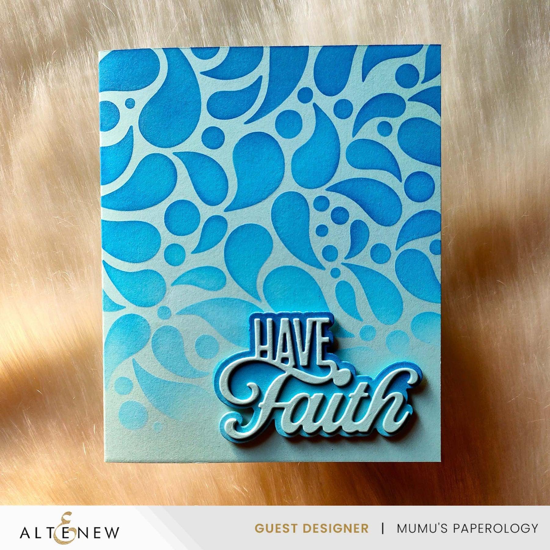 Altenew - Stencils - Dancing Drops-ScrapbookPal