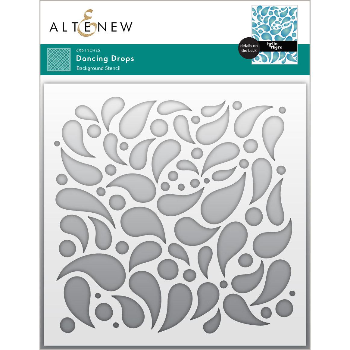 Altenew - Stencils - Dancing Drops-ScrapbookPal