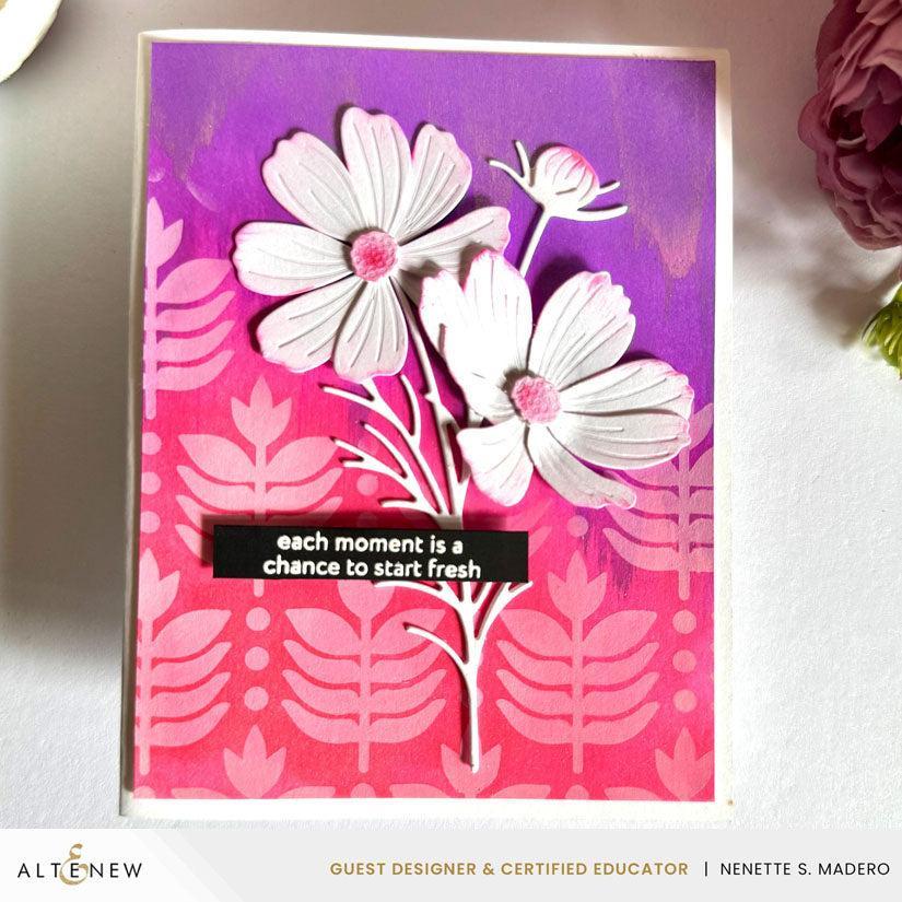 Altenew - Stencils - Deco Leaves Background-ScrapbookPal
