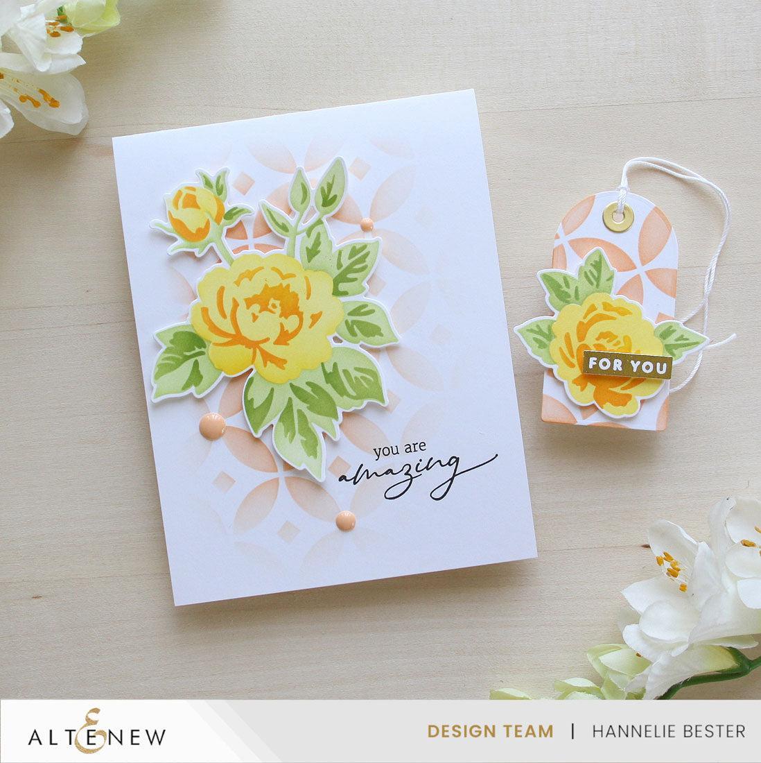 Altenew - Stencils &amp; Dies - Botanical Plaid-ScrapbookPal