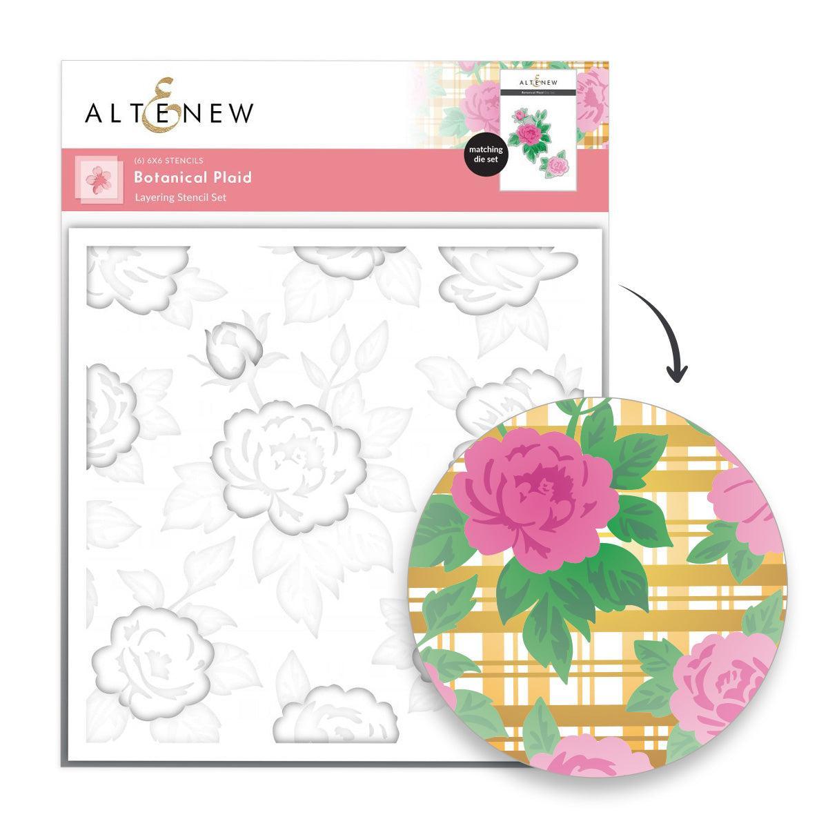 Altenew - Stencils &amp; Dies - Botanical Plaid-ScrapbookPal
