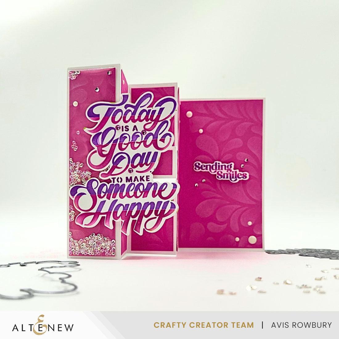 Altenew - Stencils &amp; Dies - Today Is A Good Day-ScrapbookPal