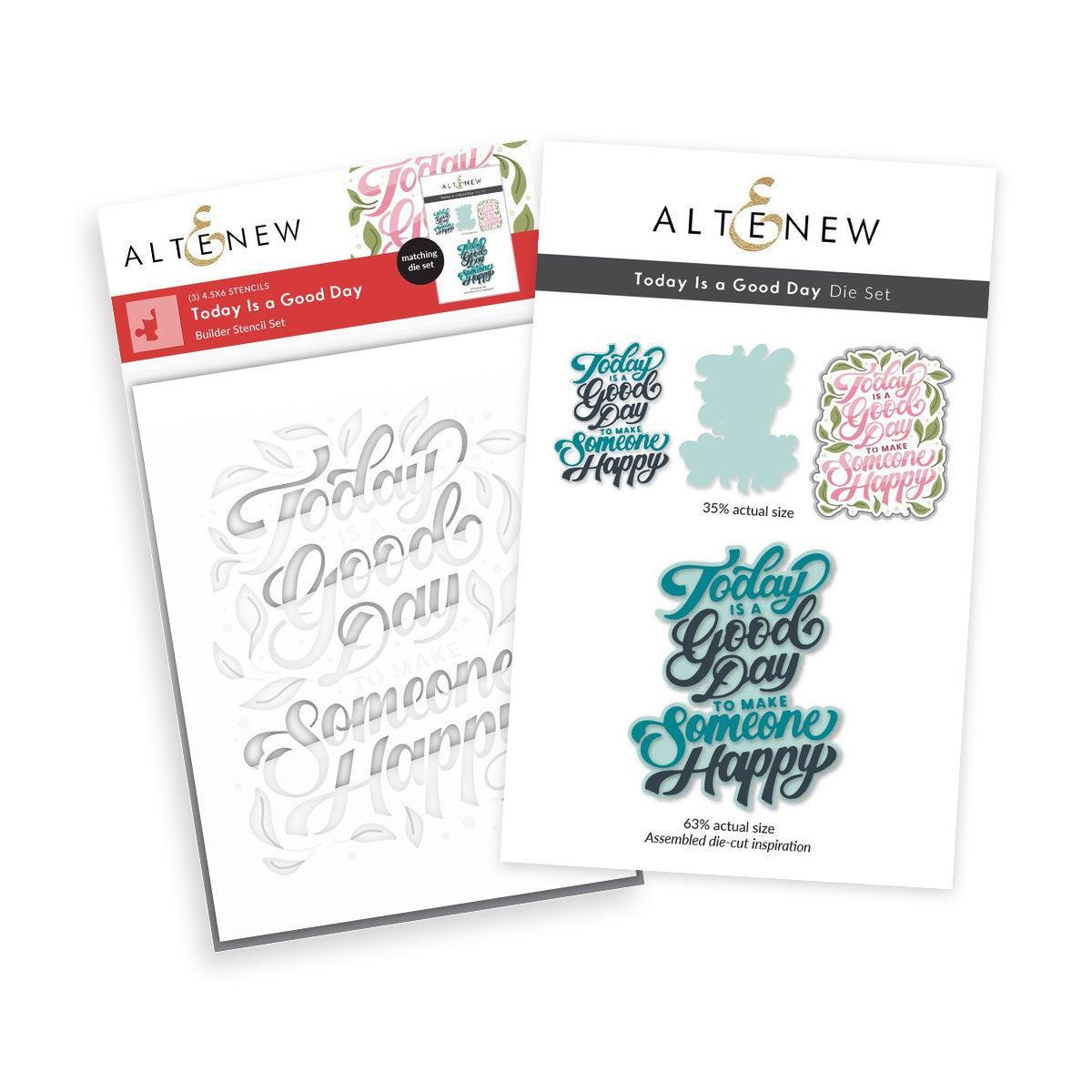 Altenew - Stencils &amp; Dies - Today Is A Good Day-ScrapbookPal