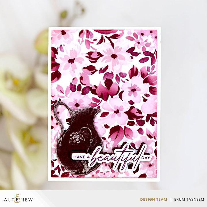 Altenew - Stencils - Ditsy Flowers Wallpaper-ScrapbookPal