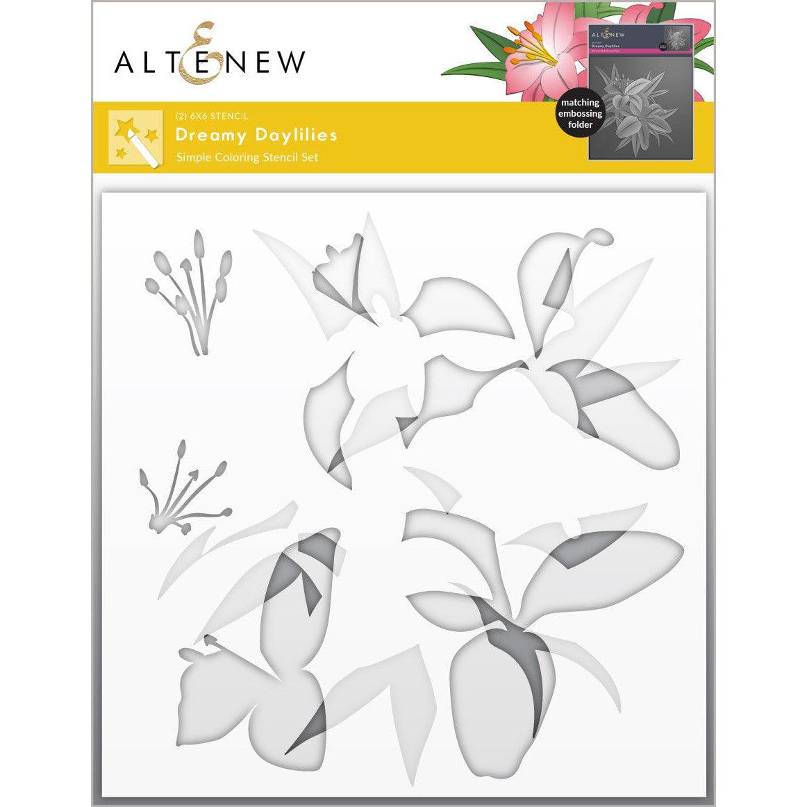 Altenew - Stencils - Dreamy Daylilies-ScrapbookPal