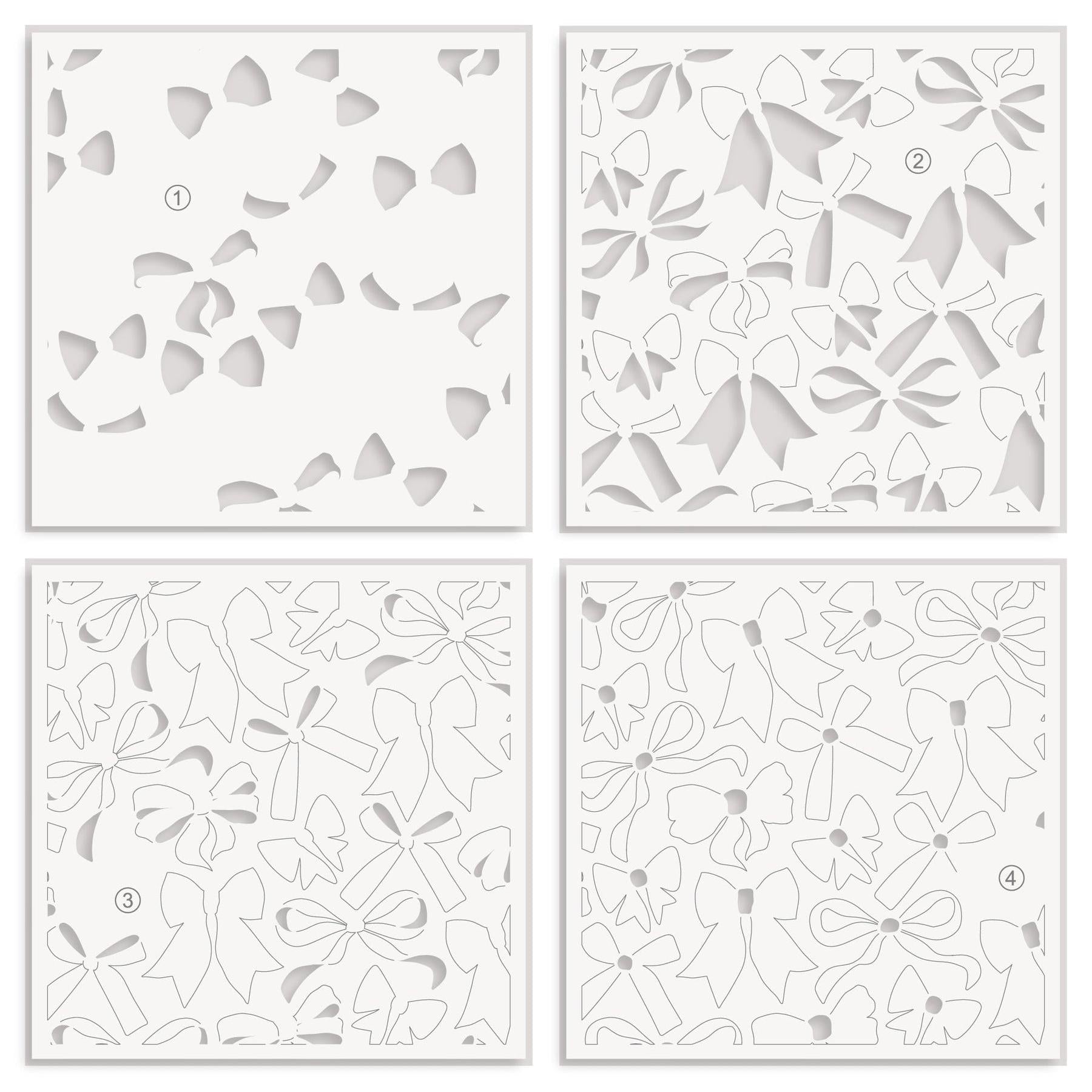 Altenew - Stencils - Elegant Bows-ScrapbookPal