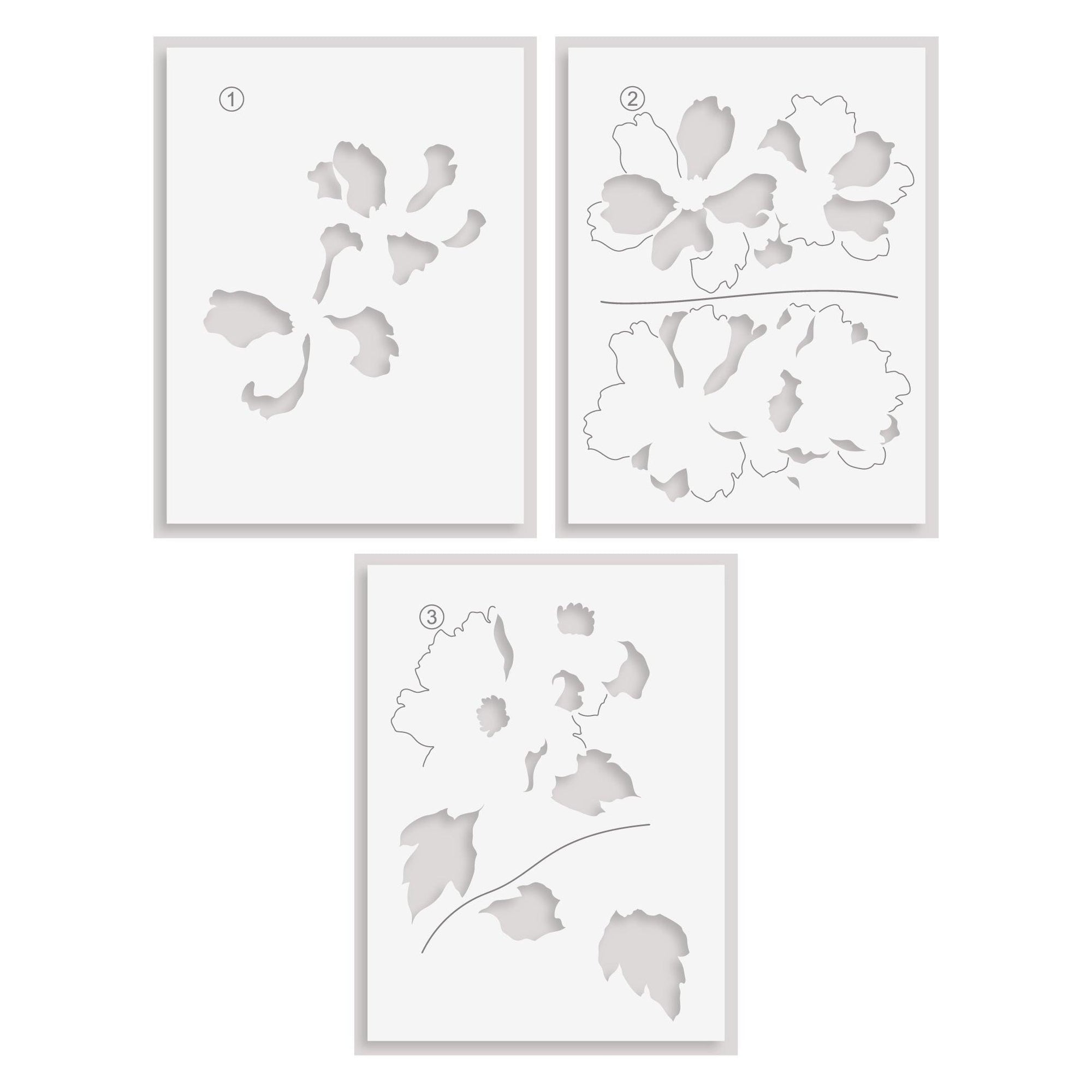 Altenew - Stencils - Flowers & Flourishes-ScrapbookPal