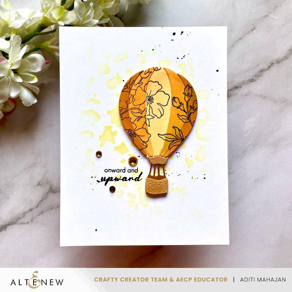 Altenew - Stencils - Foil Leaf Background-ScrapbookPal