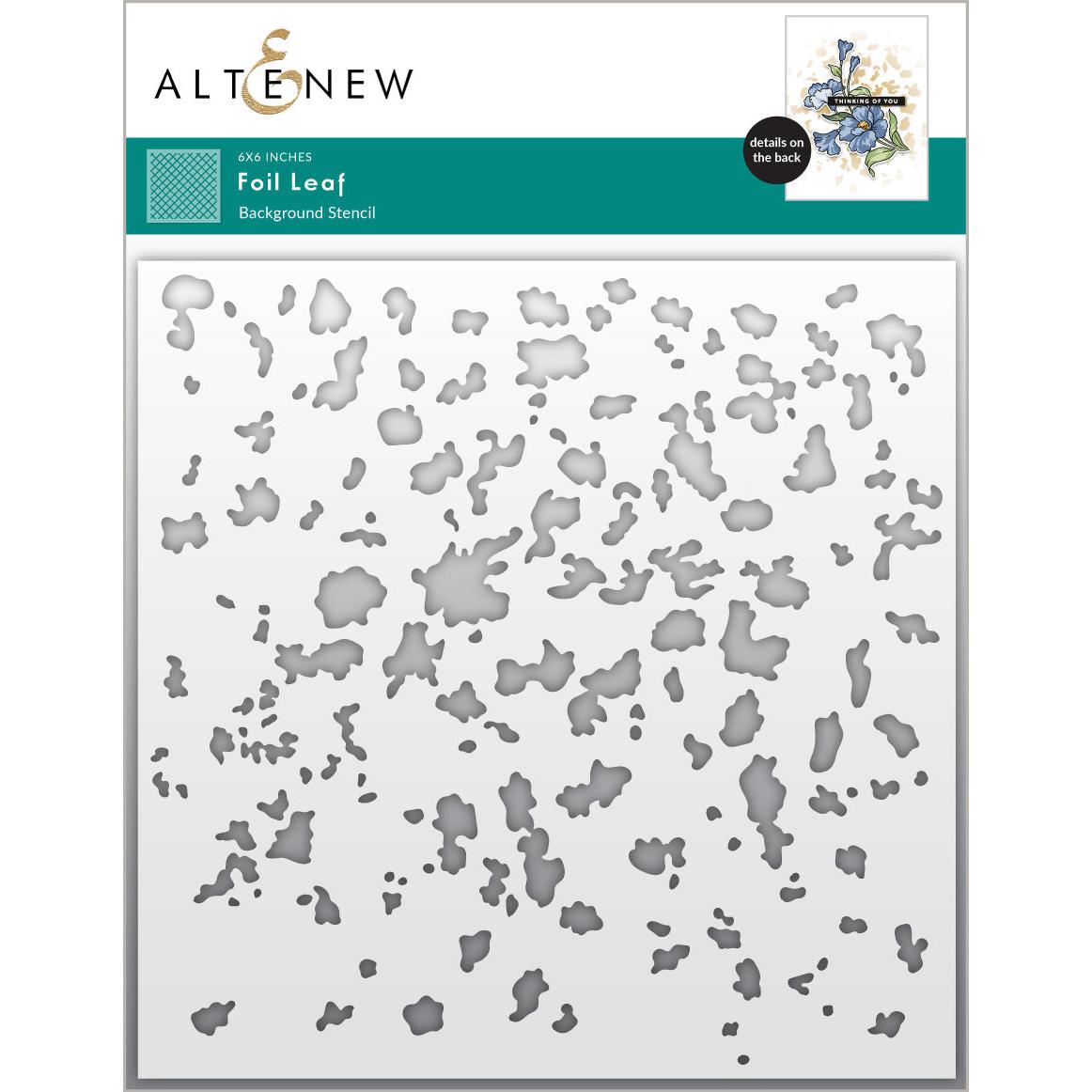Altenew - Stencils - Foil Leaf Background-ScrapbookPal